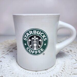 Starbucks Coffee Cup Mug Siren Mermaid Logo on Both Sides 10.5 Fl Oz